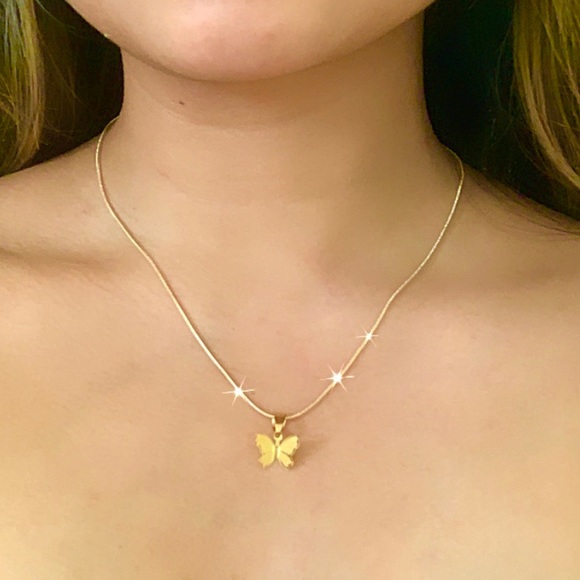LAST ONE! gold plated butterfly necklace🦋✨ - Picture 2 of 6